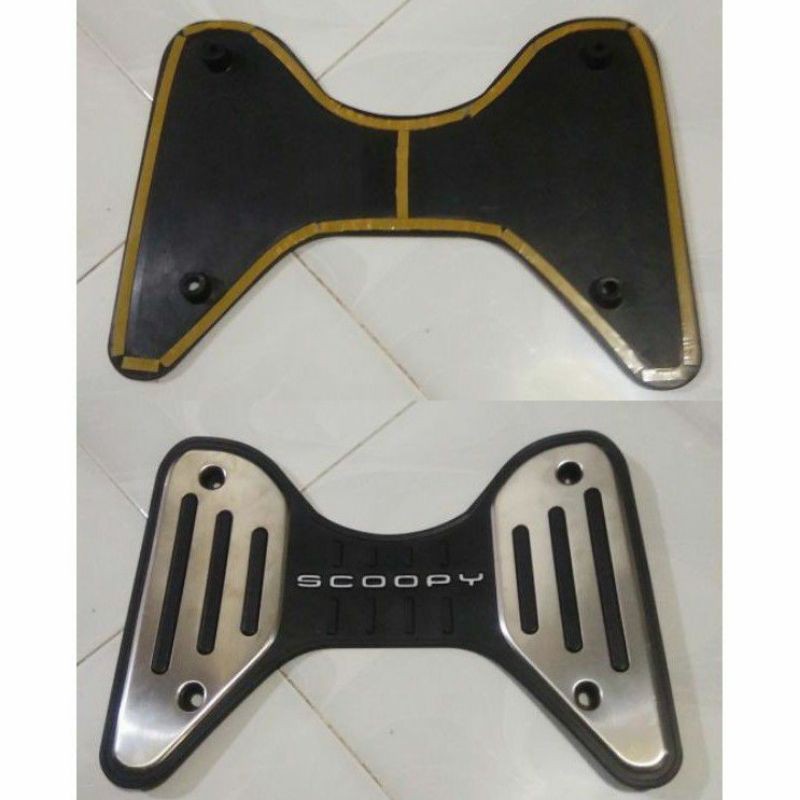 Karpet Pijakan Kaki Panel Rubber Step Floor New Scoopy 2020 sd 2023 Asli Original Honda