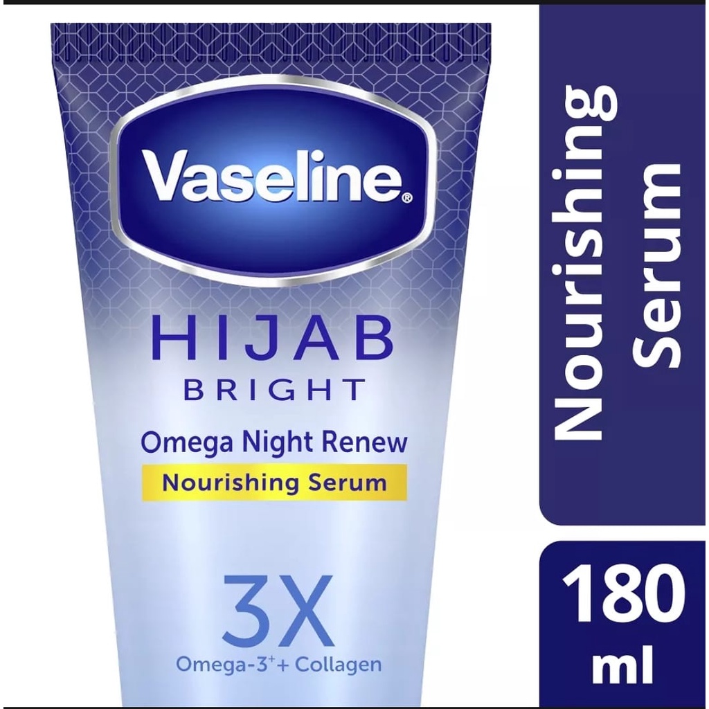 body serum vaseline hijab bright omega night renew 180ml vaseline body lotion body serum Perawatan K