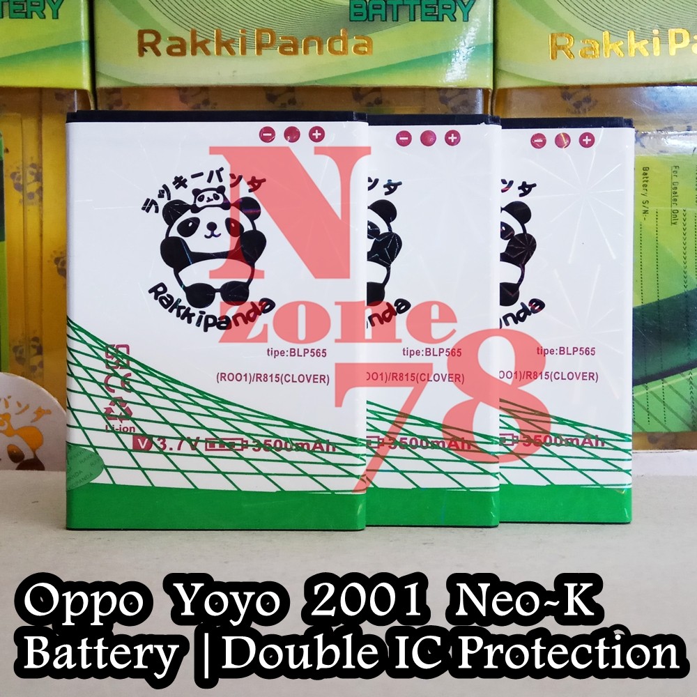 Baterai Oppo Yoyo R1 Neo K BLP565 Double Power IC