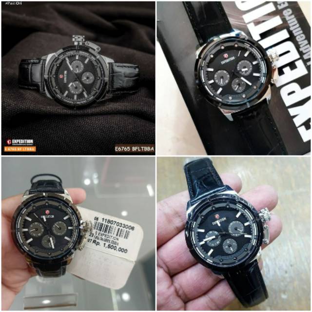 Expedition Ladies 6765 | Expedition E6765 wanita Black silver original