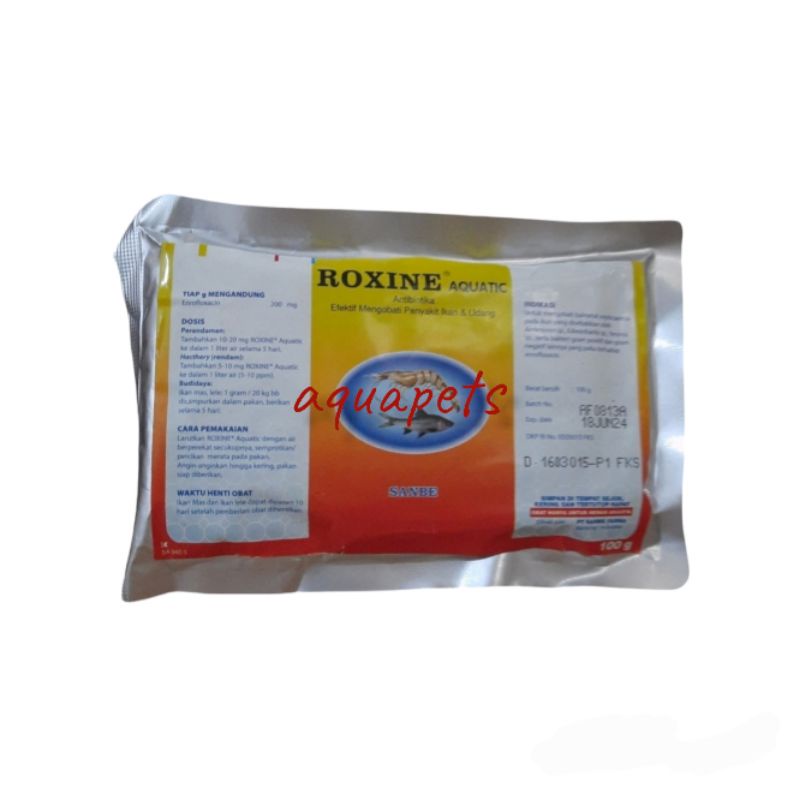 Roxine Aquatic Sanbe | Enrofloxacin 100gr