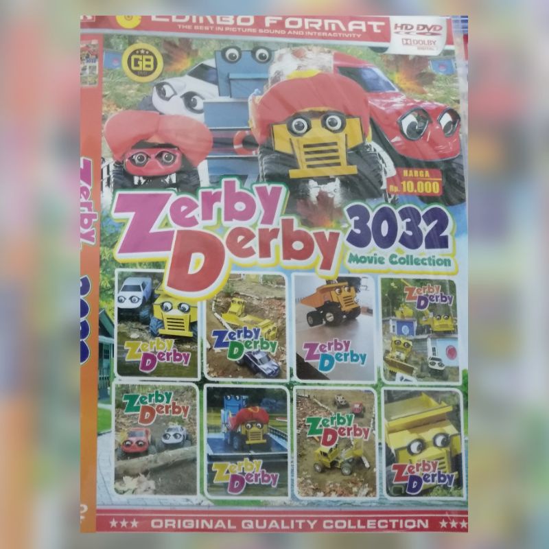 Kaset film koleksi kartun anak zerby Derby 3032