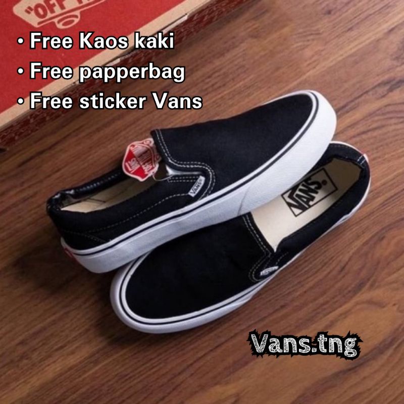 Sepatu Vans Slip On Klasik Premium Terlaris /Vans Slip On Classic Waffle DT / Vans Slip On Murah