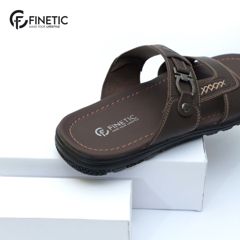 Sandal Pria Finetic Z 08 Original Sendal Casual Slop Terbaru Pria