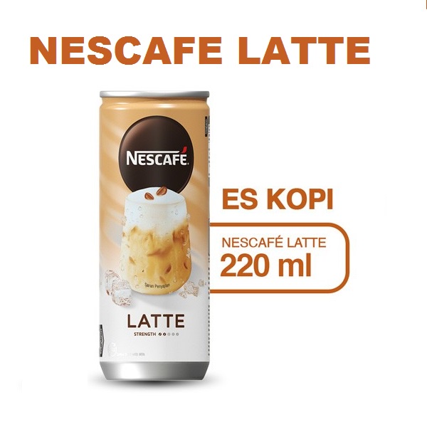 Jual Kopi Nescafe Kaleng (Latte) / Nescafe Can - 220 ml (Harga Satuan)