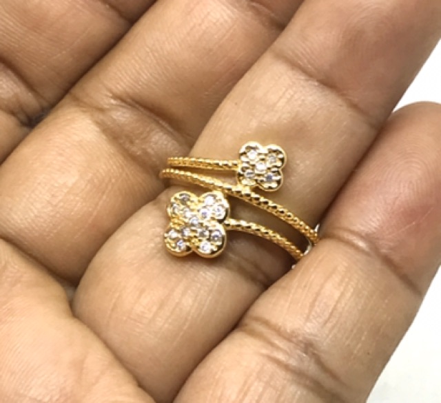 Cincin wanita //cincin permata //cincin lapis emas //perhiasan //cincin