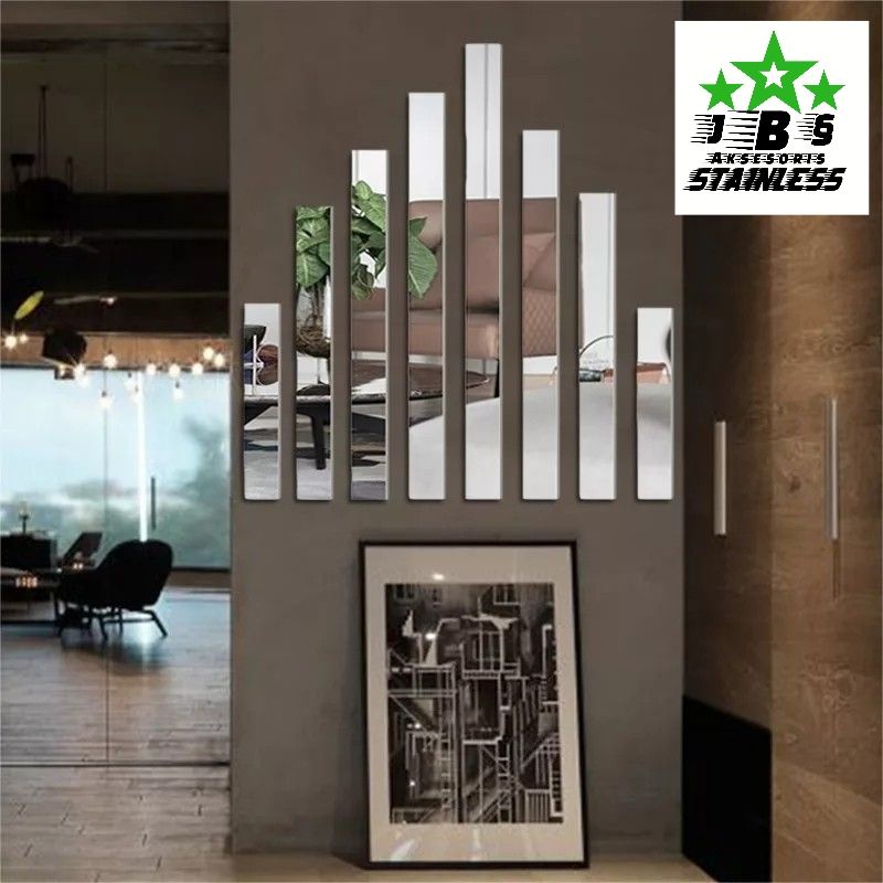 LIST PLAT STRIP MIRROR 50MM×305CM×T 0.8MM STAINLESS SS 201