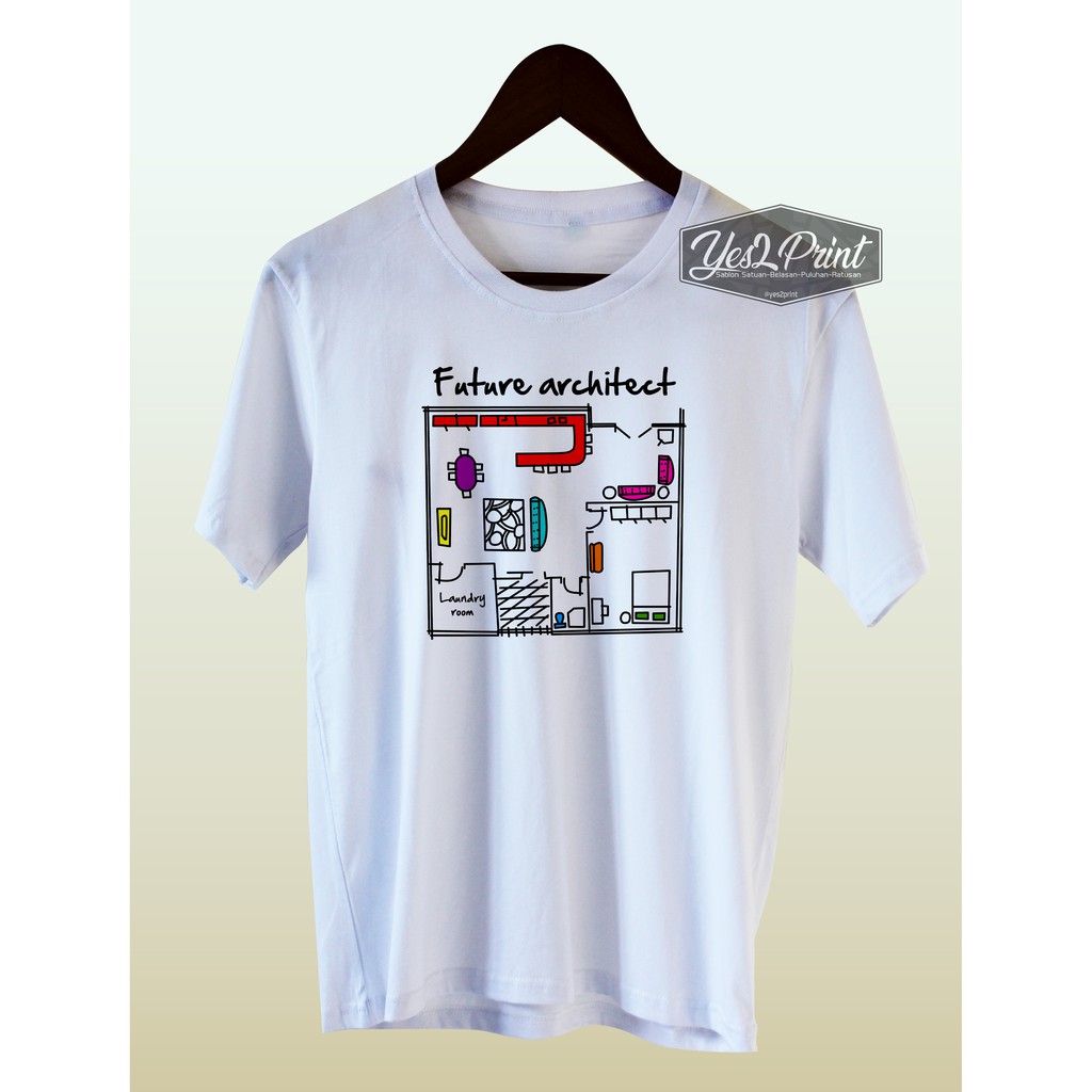 Jual Kaos Arsitek Dewasa Cotton Combed | Shopee Indonesia