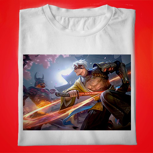 179 KAOS ANAK & DEWASA Samurai Blind Warrior Katana Fantasy