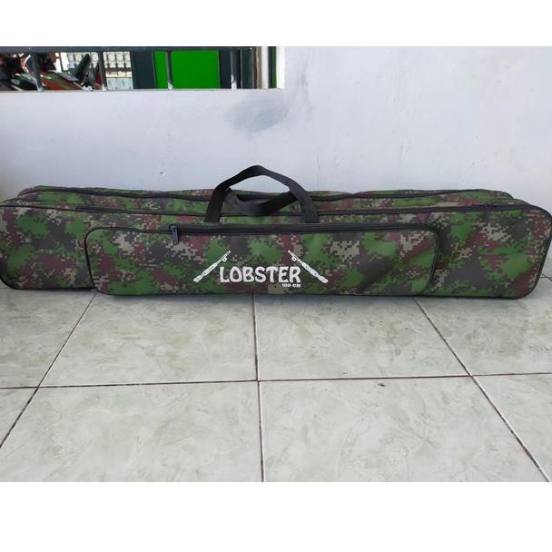 Kirim Langsung.. Tas Pancing Kotak / Joran Casting Double 2 Ruang 100cm, 120cm RKN