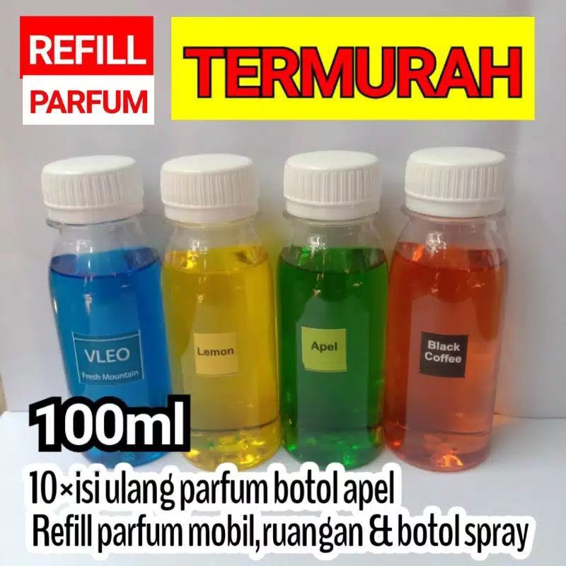 ISI ULANG REFILL PENGHARUM RUANGAN DAN PEWANGI MOBIL VLEO 100ML