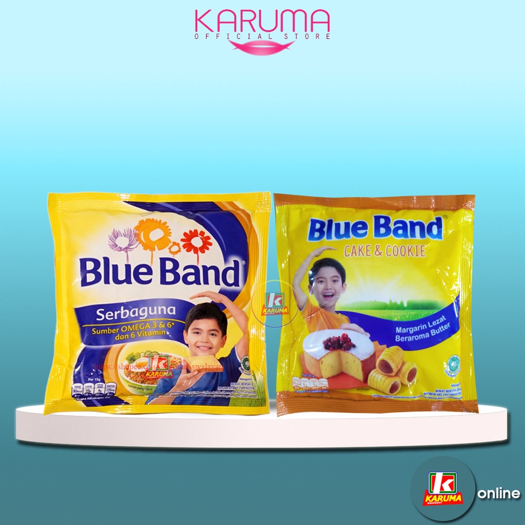 

Blue Band Cake and Cookies Sachet & Blue Band Serbaguna 200g