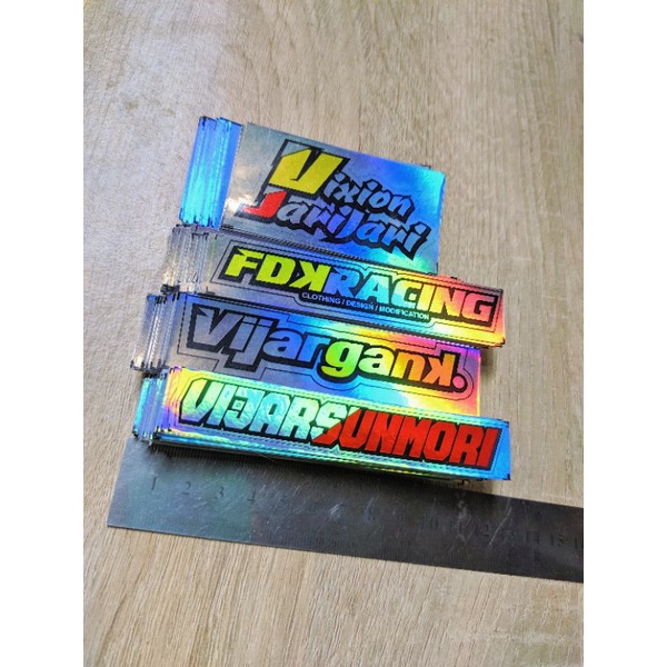 STICKER VIXION | STIKER HOLOGRAM | STICKER VIJAR | STIKER RACING | STIKER BALAP | STIKER VIXION | STIKER LOGO| FDK RACING | STIKER YAMAHA | STIKER MODIF