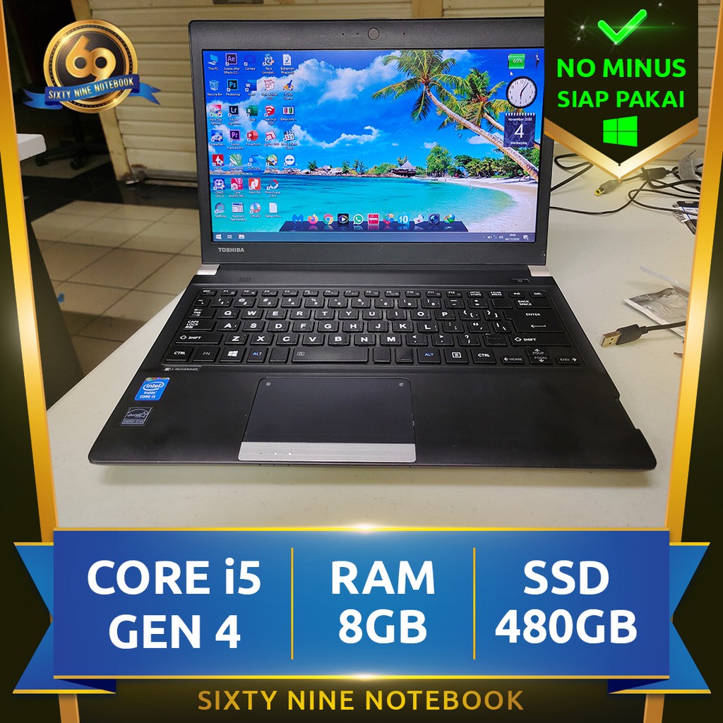 Toshiba Dynabook R734 Core i5 Ram 8GB SSD 480GB