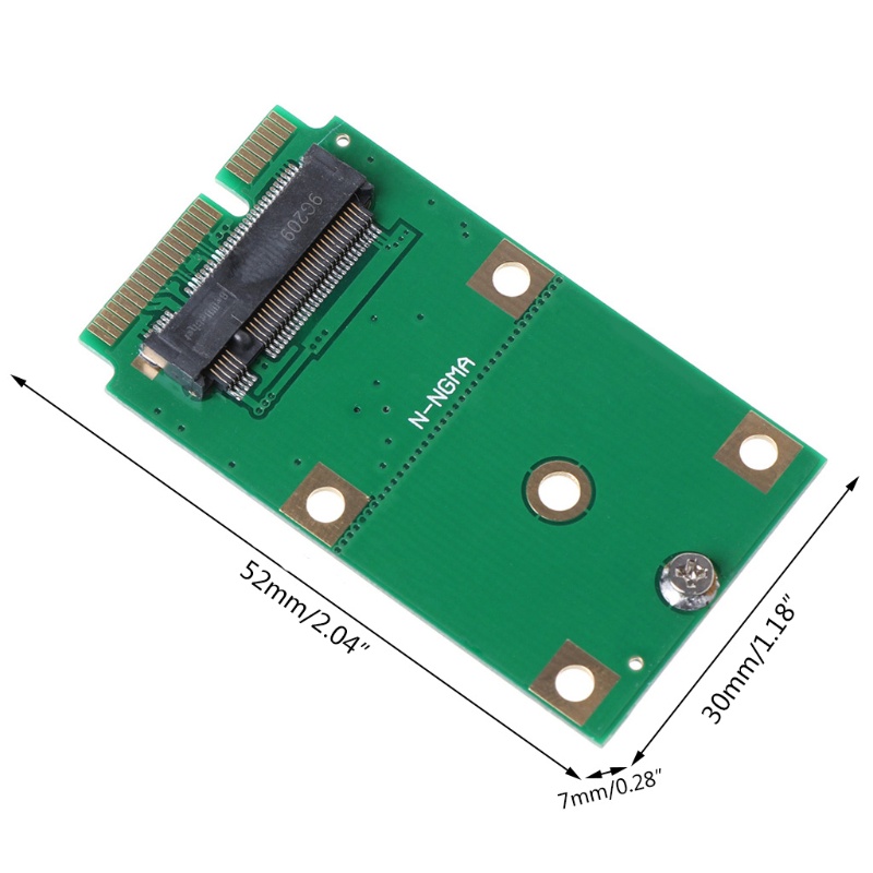 Btsg mSATA &amp; for M.2 (B-Key NGFF) 2in1 Berukuran Banyak SSD Ke3Iii Adapter Converter Support2230Dan2242 SSD