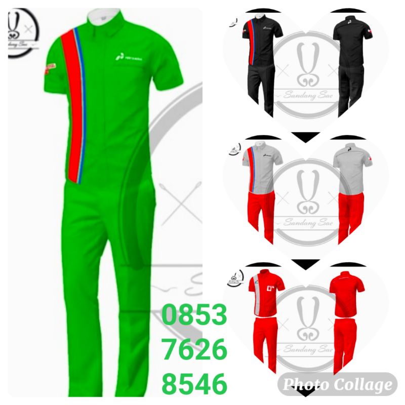 baju seragam spbu pertamina pom bensin pengawas office boy prima