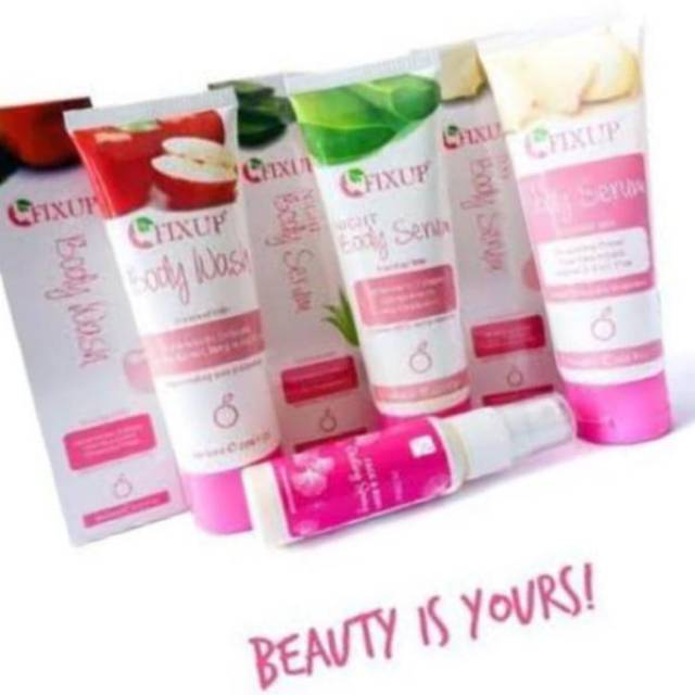 NEW FIXUP BODY SERUM - BODY SERUM PEMUTIH KULIT- COD [1 PAKET ]