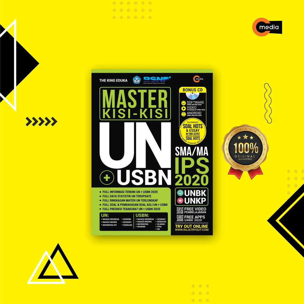 MASTER KISI - KISI UN+USBN SMA/MA IPS 2020 (PLUS CD)-1