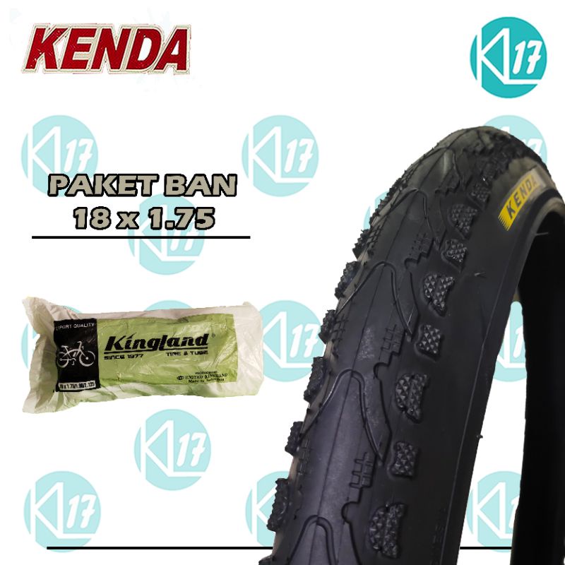 KENDA Ban Luar Sepeda 18 x 1.75 Ban Luar Sepeda 18 Lipat Mini