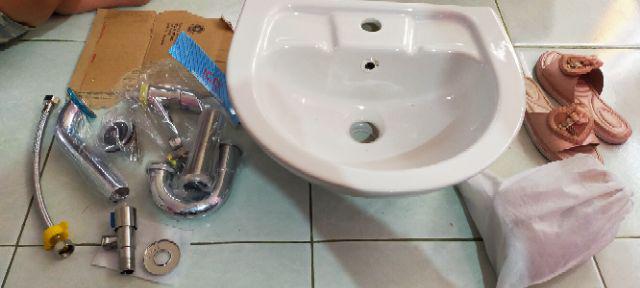 Paket Wastafel Triliun Lengkap /paket Wastafel Cuci Tangan Set