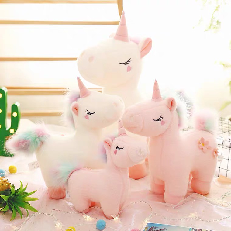 BONEKA UNICORN KUDA PONY FLOWER IMPOR