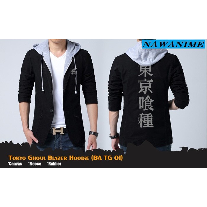 Blazer Hoodie Casual Anime Manga Tokyo Ghoul [BA TG 01]