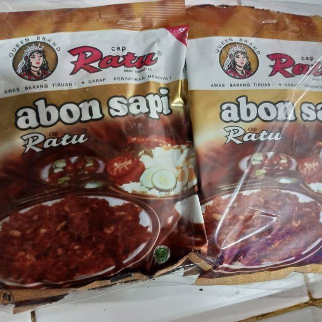 Abon Sapi Asli/abon Cap Ratu Original 90 Gram