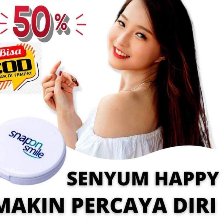 Flash Sale - Sepasang atas bawah snap on smile veneer gigi
