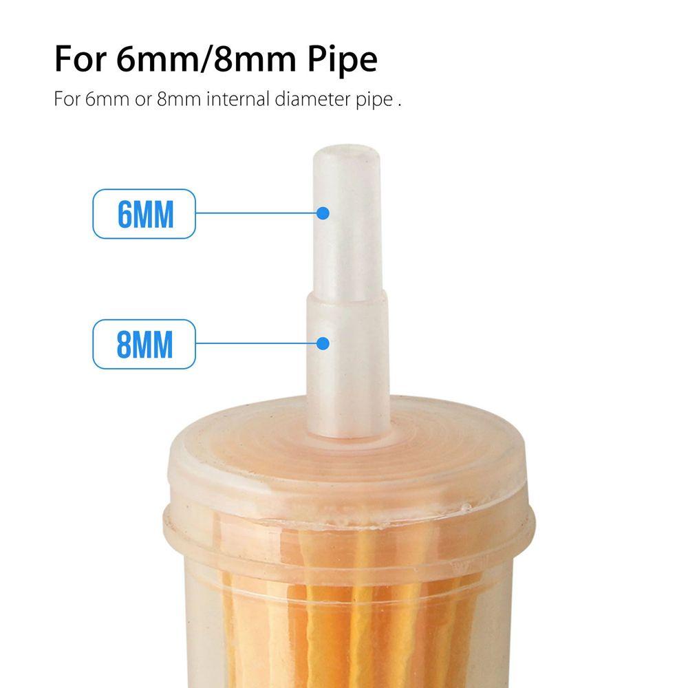 Filter Bahan Bakar Gas Sebaris AUGUSTINA Universal Untuk Kawasaki Deere Mesin Kecil 6MM-8MM 1/4&quot; Filter Bahan Bakar Motor Motor