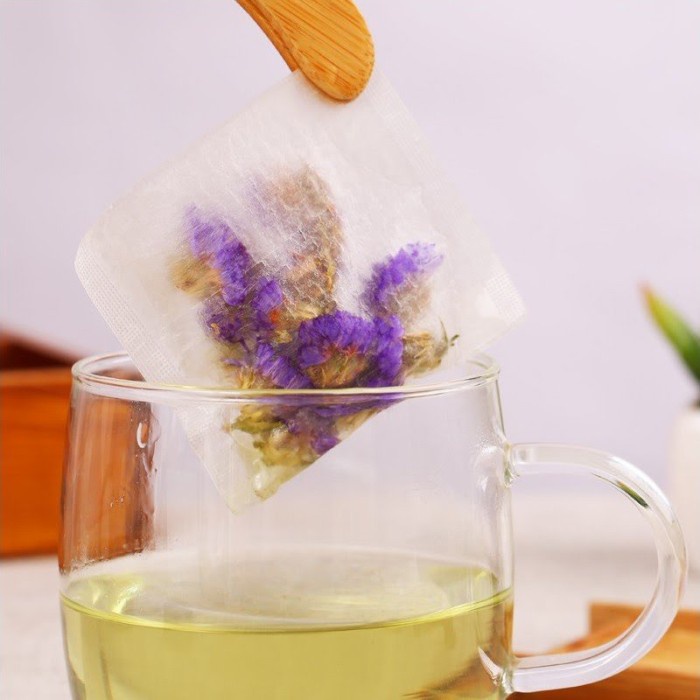

Bb0621D 100 Pcs Kantong Teh Kosong Biodegradable Corn Fiber Empty Teabag 6X8Cm 0547771