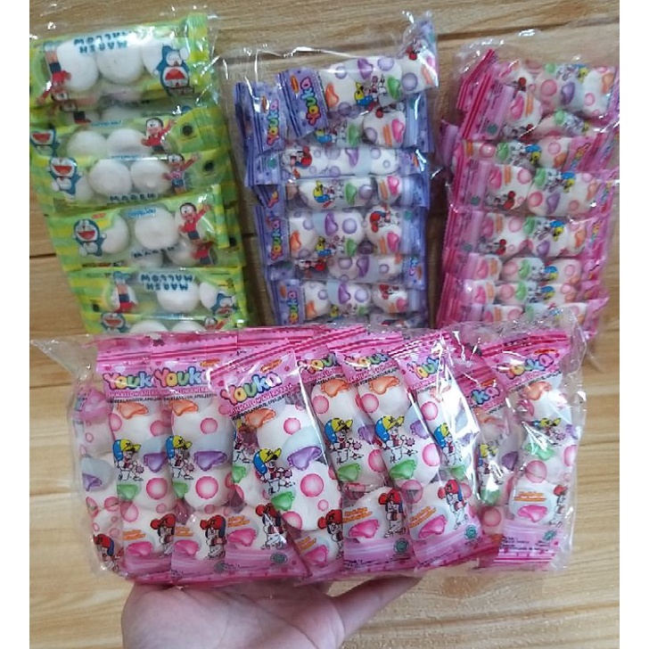

✔MURAH Marshmallow Isian Selai 20pcs / Bekal Sekolah / Permen Marshmallow Imut