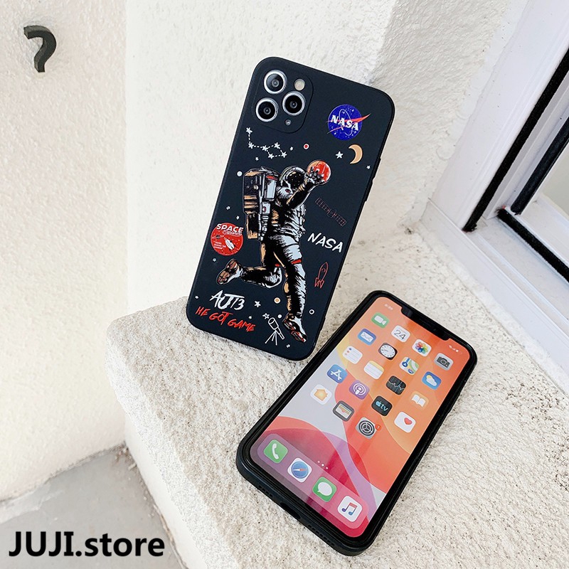 Case Pelindung Lensa Kamera Desain Nasa Astronaut Untuk Iphone 11 Pro Max 8 7 Plus 6 6s Plus X Xs Max Xr Se 2020 Iphone 12 Pro Max 12mini