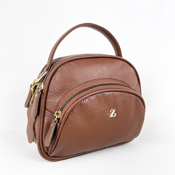 Tas Kulit Wanita ZHR Slingbag Mini Bahan Kulit Sapi Asli Garut Model Z-K2