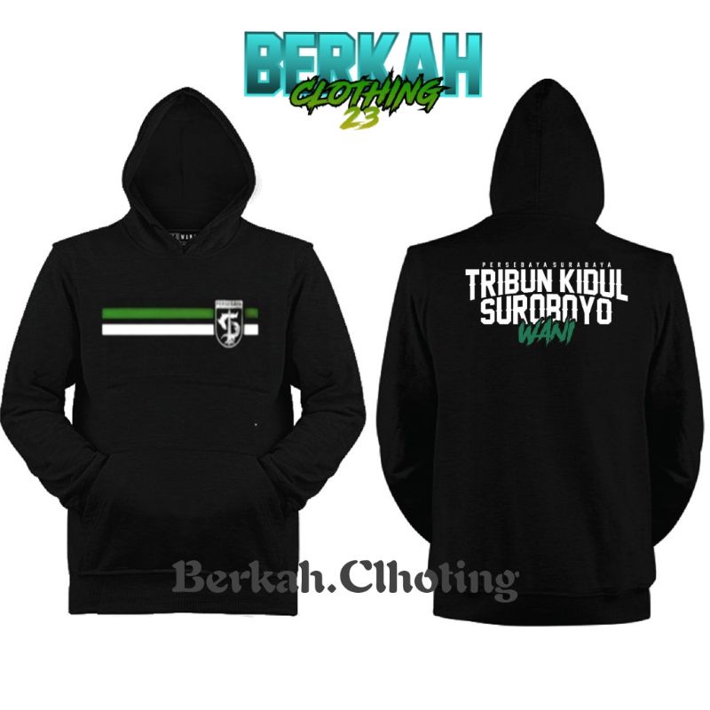 Hoodie Sweater Tribun Kidul Persebaya // Jaket Bonek Tribun Kidul