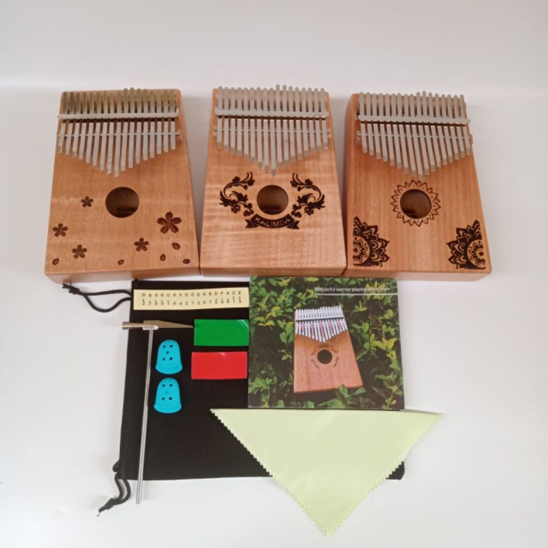 KALIMBA 17KEY PIANO JARI MERK COWBOY ORIGINAL