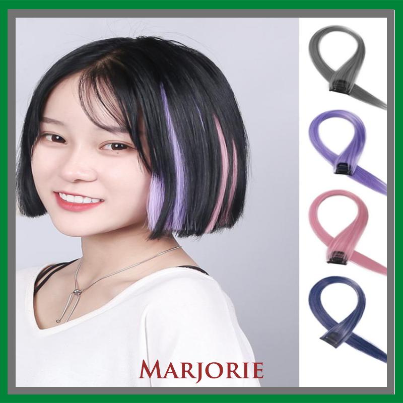 Wig Rambut Palsu Wanita Pemanjang Rambut Palsu Warna Jepit Aneka Desain-MJD