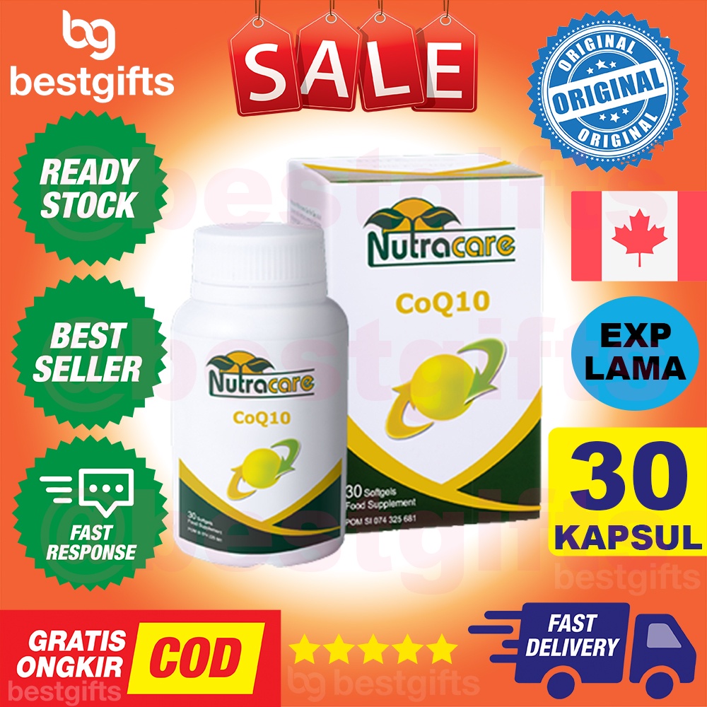 NUTRACARE NUTRA CARE COQ10 COENZYME CO ENZYME Q10 ENZIM KESEHATAN JANTUNG KOLESTEROL MIGRAIN 30 KAPSUL (EXP : 07/23))