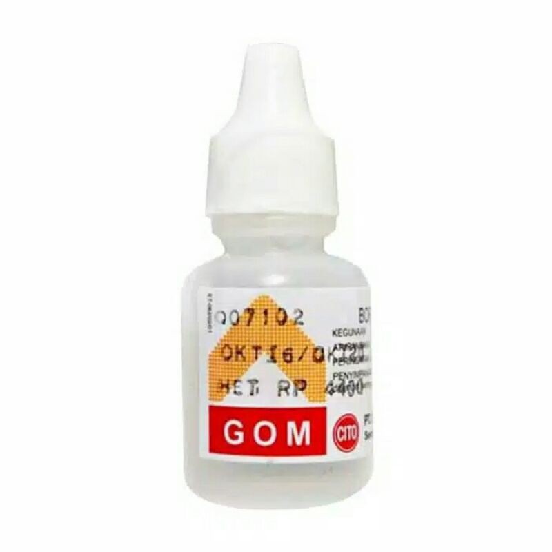 Obat Sariawan Gom Cair Oles Tetes GOM 8ml Obat Tetes di Mulut