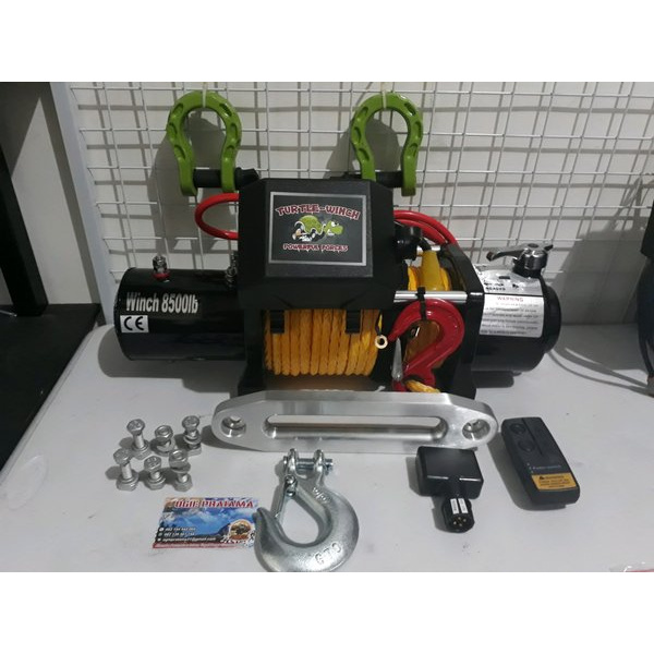 Winch TURTLE plasma 8500lbs 3.8ton speed super (PERLENGKAPAN OFFROAD)