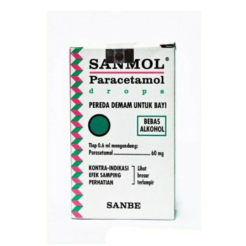 Sanmol Drop untuk Bayi Obat Demam Panas Sakit gigi