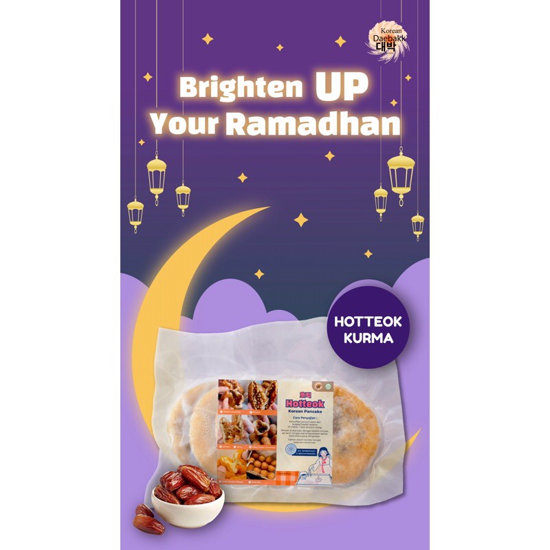 

hotteok kurma ready to eat wajib sameday/instant delivery spesial ramadhan menu buka puasa