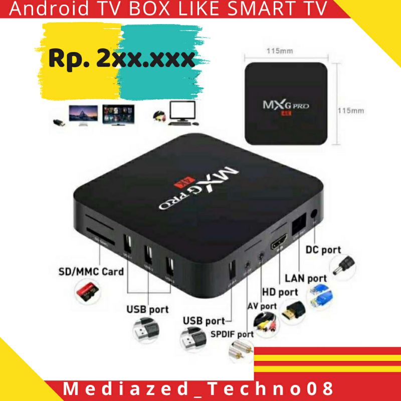 TV BOX 2/16Gb TV BOX Android MXQ PRO 4K