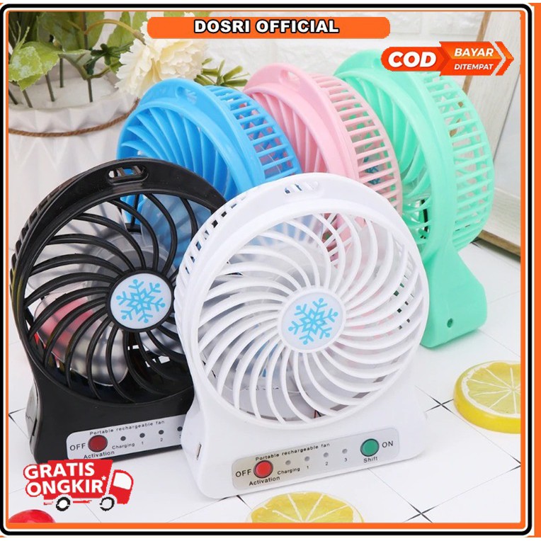 [NEW]Free Bateray + USB Kipas Angin Mini Portable Mini Fan USB Portable Model Duduk