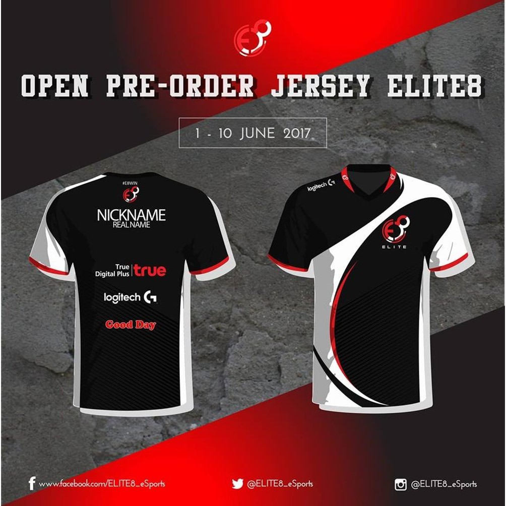 Ready Stok Jersey Elite 8 Esports Shopee Indonesia
