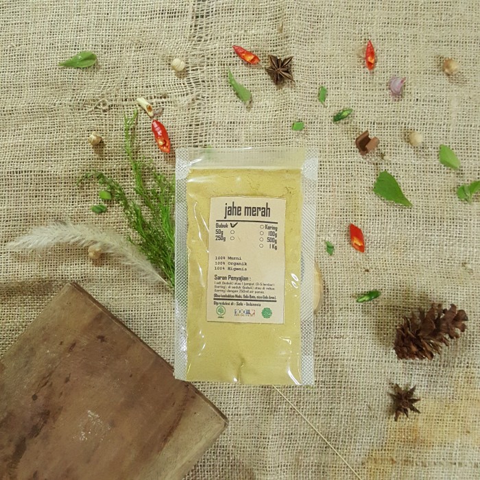 

JAHE MERAH BUBUK 100 GR SUPER PEDAS GRADE A / RED GINGER POWDER