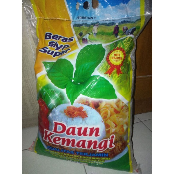 

Beras Daun Kemangi 10kg ASLI 100% PULEN, BERSIH, DAN WANGI