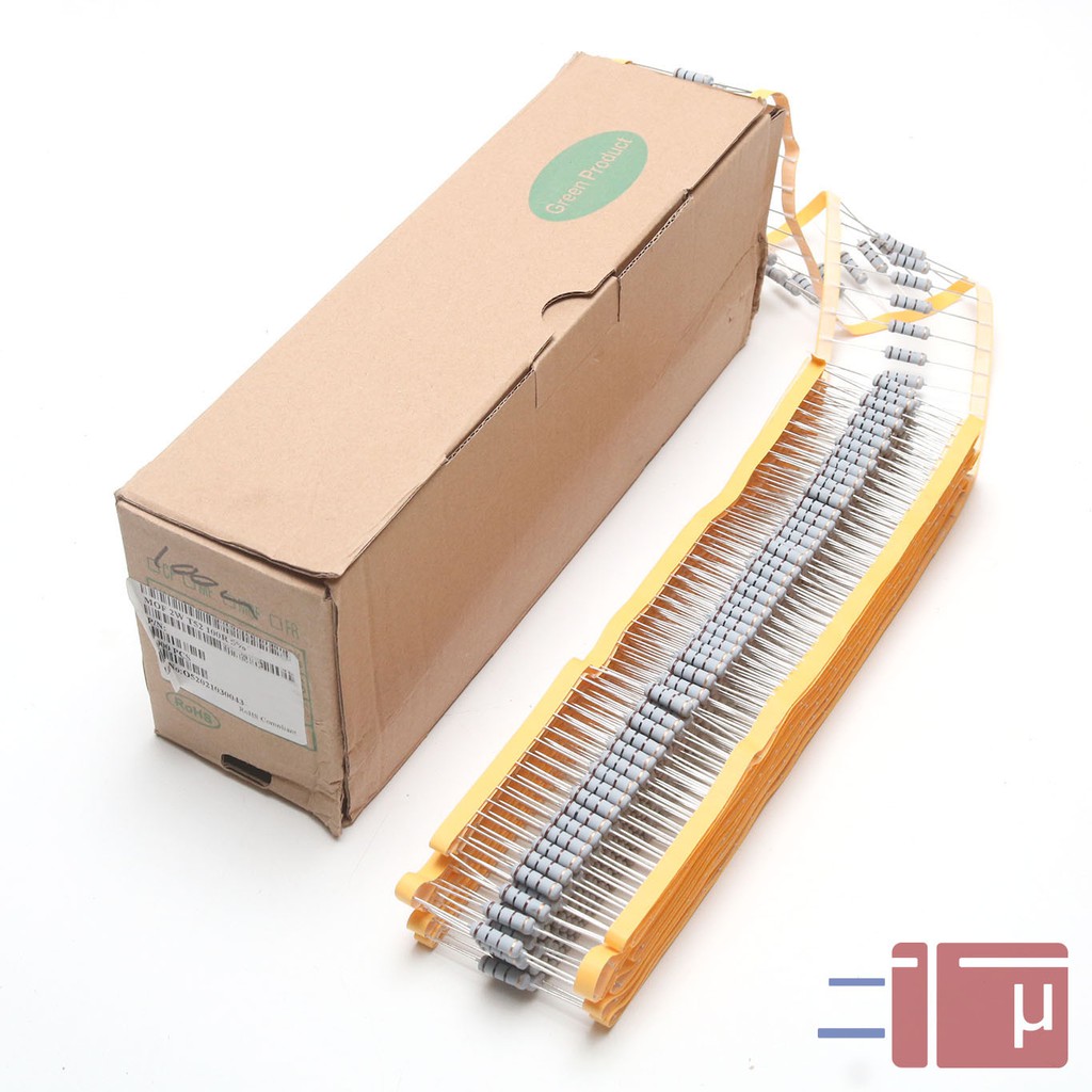 Resistor 100R 100 Ohm 2W Metal Oxide 5% Taiwan Kaki Tembaga