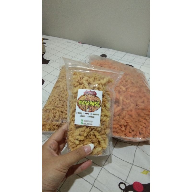 

MAKAROSE/makaroni/cemilan/enak/pedas/manis/gurih dll