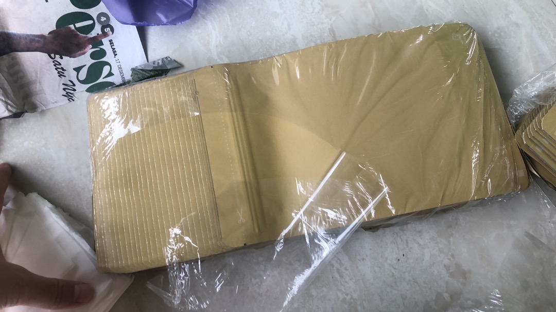 Kemasan Kopi Snack/stand Pouch Paper Craft Zipper B 500 Gram/gusset