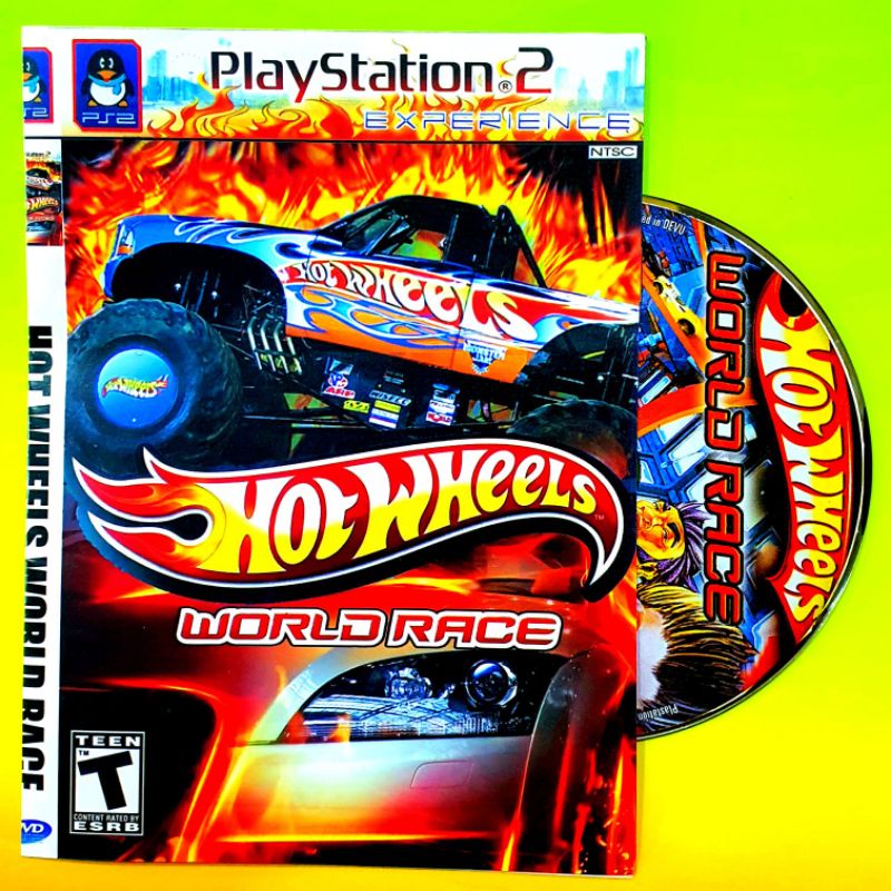 TERBARU KASET - PS2 GAME BALAPAN MOBIL HOT WHEELS WORD RACE